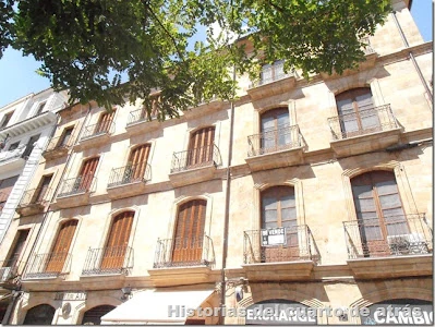 Número 4 de la calle de la Rúa en Salamanca, antigua Hotel Victoria