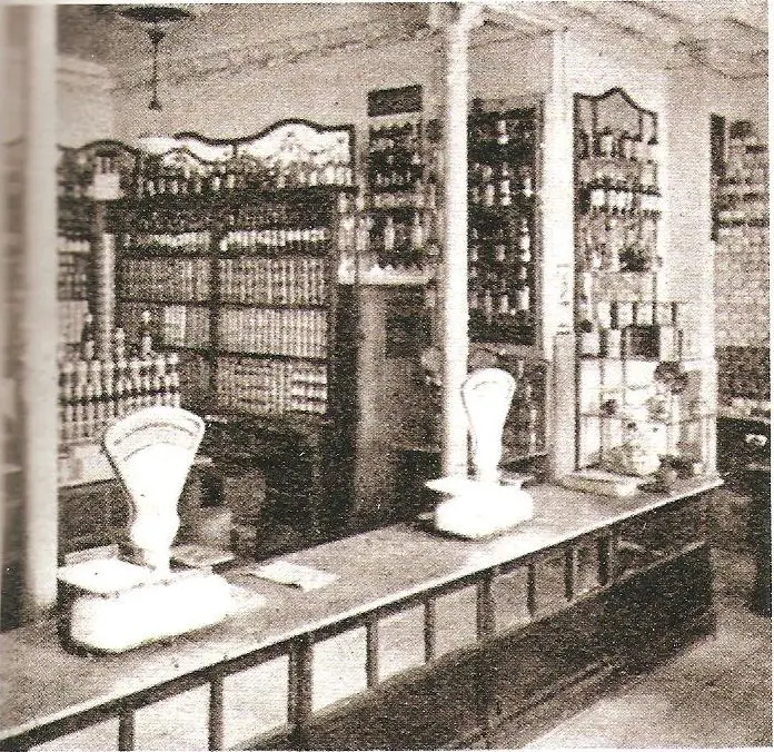 Fotografía del establecimiento de Enrique Prieto en Salamanca. Colección del Museo de Comercio de Salamanca