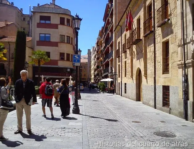 Calle Espoz y Mina en Salamanca