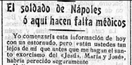 El soldado de Nápoles