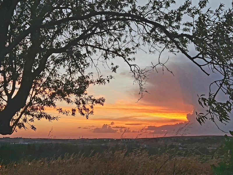 Atardecer en el cerro de san Vicente. Salamanca