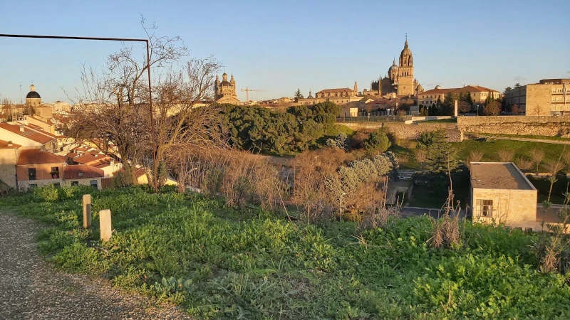 Ladera del Cerro de san Vicente en Salamanca