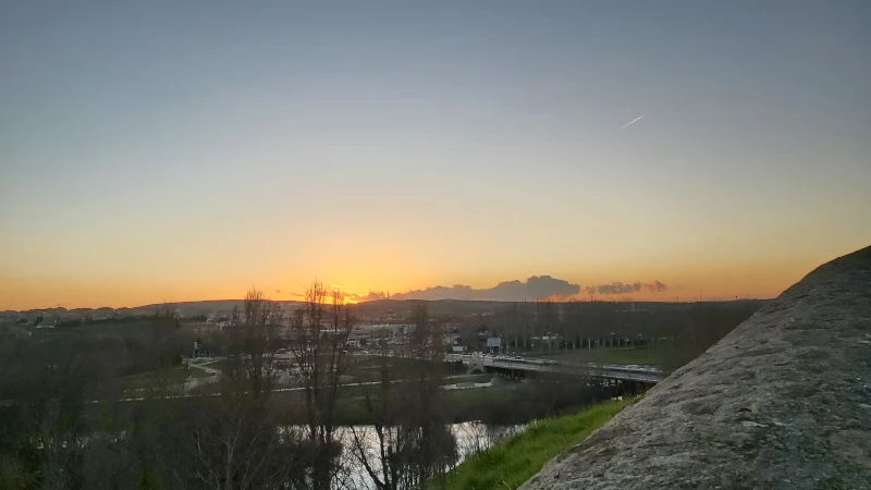 Atardecer desde la peña Celestina en Salamanca